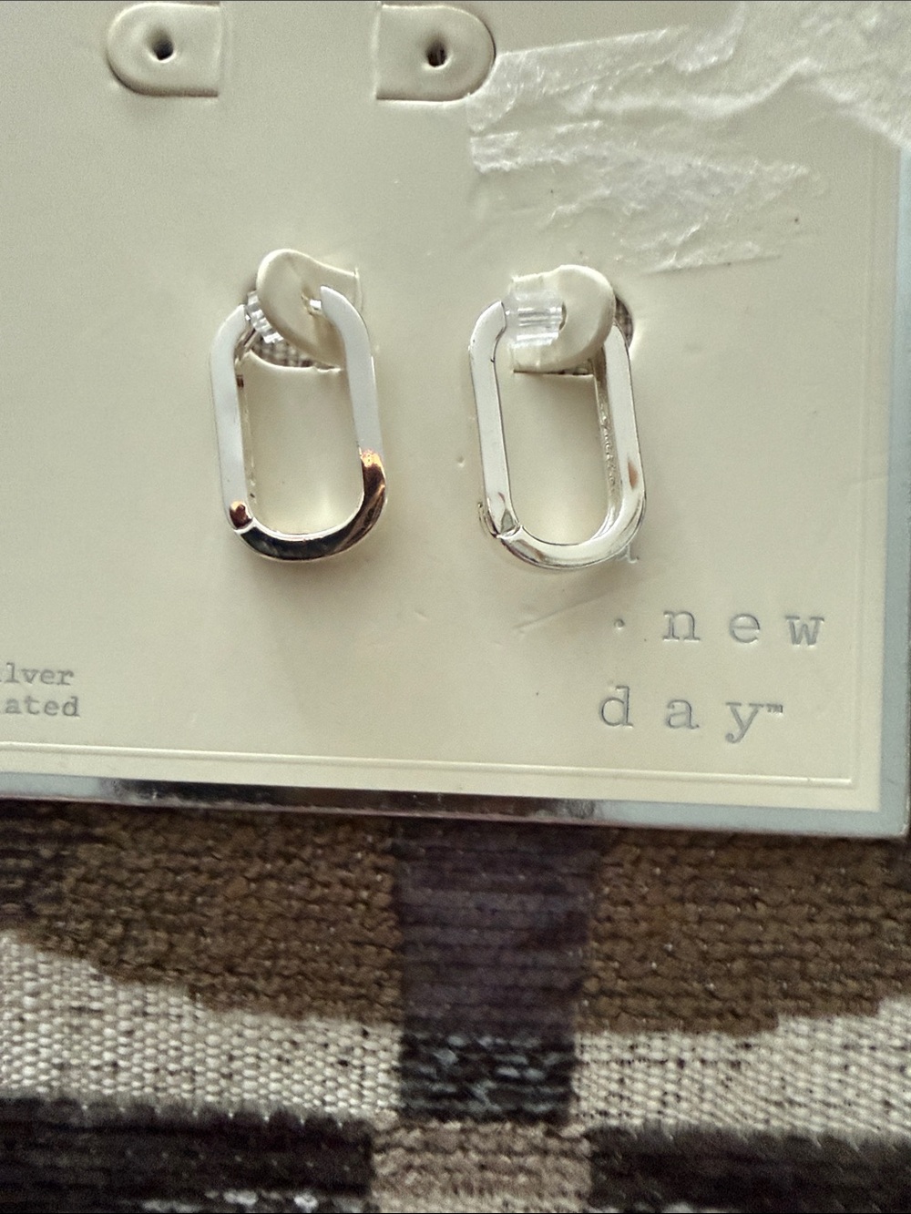 🍁🍂NEW🎃 Target Silver Linked Drop Earrings